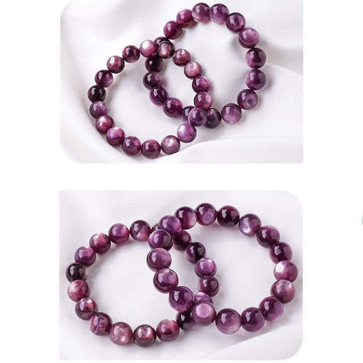 Bracelet en perles d'améthyste naturelle Olivenorma 9/12 mm 