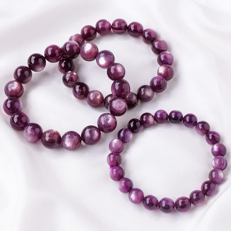 Bracelet en perles d'améthyste naturelle Olivenorma 9/12 mm 