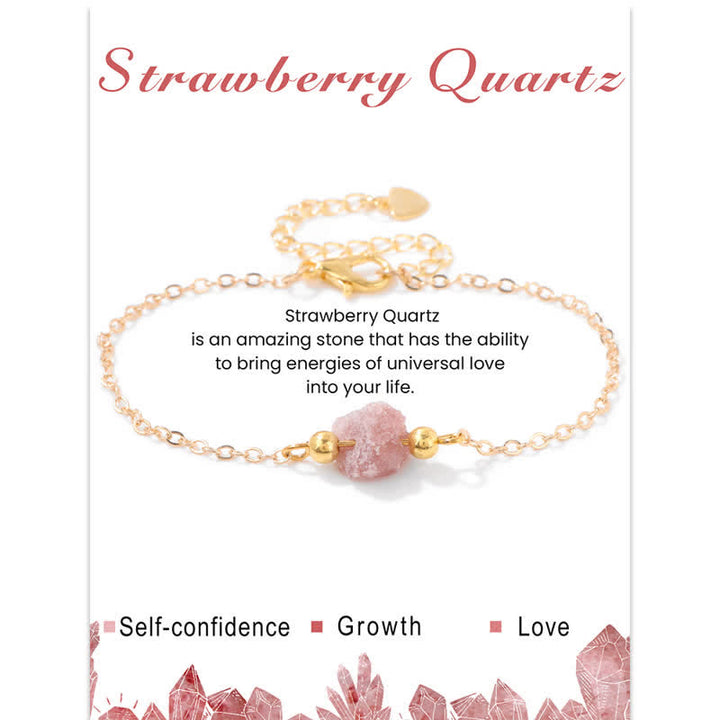 Bracelet pendentif en pierre brute irrégulière naturelle Olivenorma 