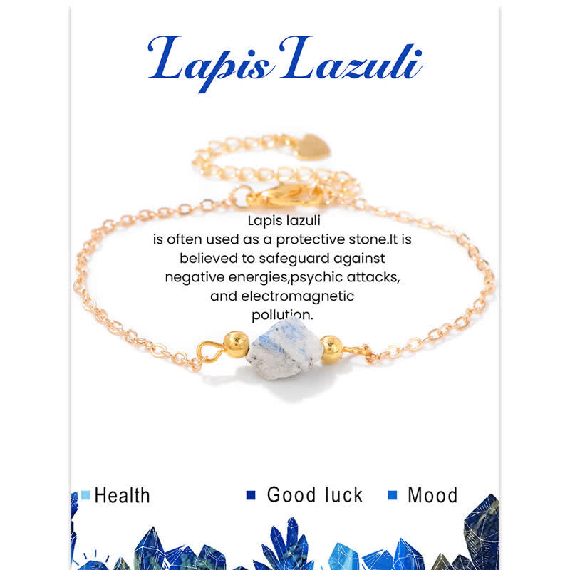 Bracelet pendentif en pierre brute irrégulière naturelle Olivenorma 