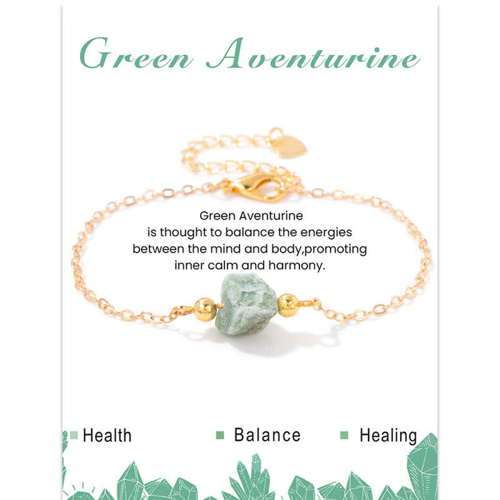 Bracelet pendentif en pierre brute irrégulière naturelle Olivenorma 