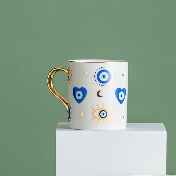 Tasse à café en céramique Olivenorma Evil Eye