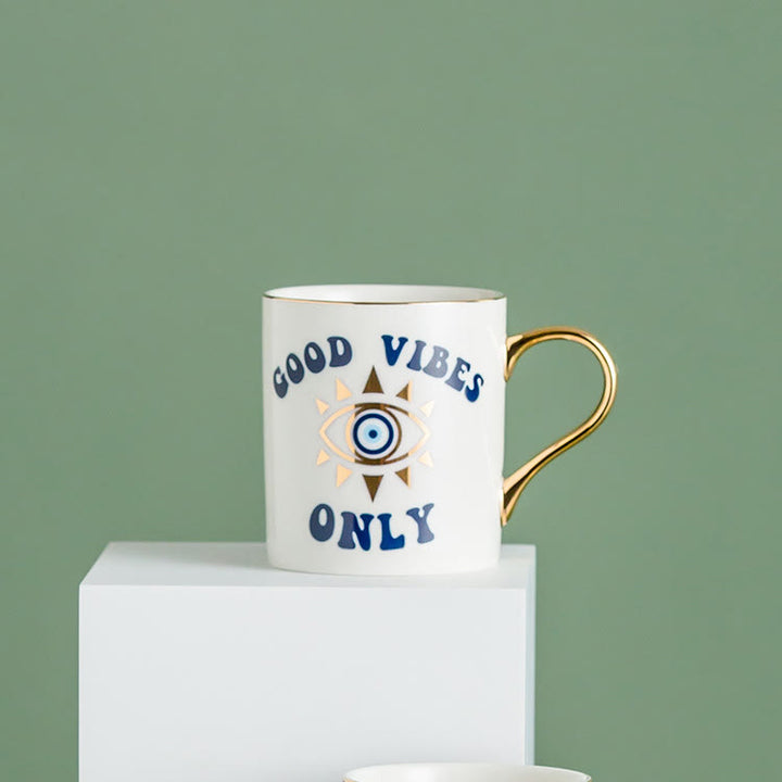 Tasse à café en céramique Olivenorma Evil Eye