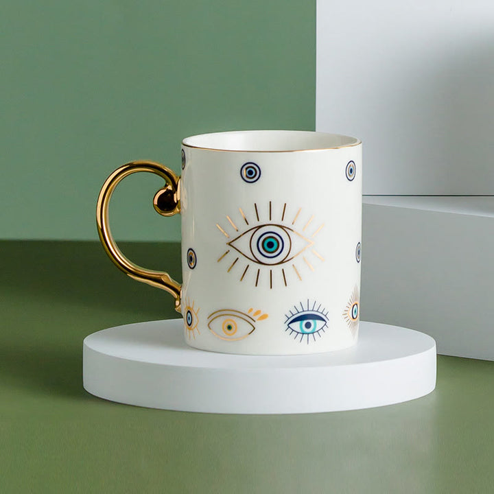 Tasse à café en céramique Olivenorma Evil Eye