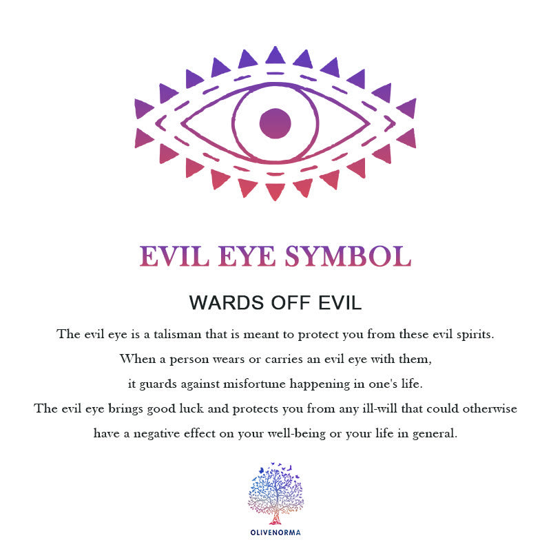 Tasse à eau pailletée en céramique Olivenorma Evil Eye