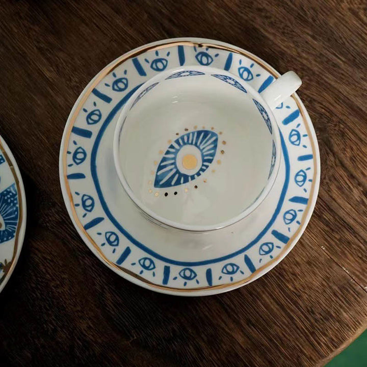 Tasse en céramique avec motif main de Fatima Olivenorma