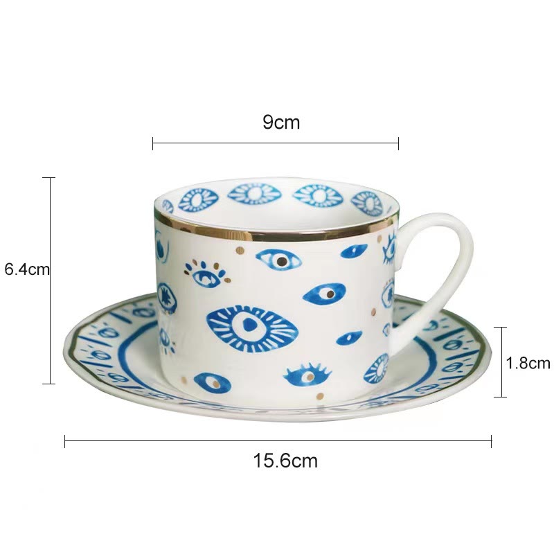 Tasse en céramique avec motif main de Fatima Olivenorma