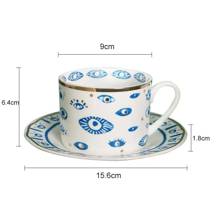 Tasse en céramique avec motif main de Fatima Olivenorma