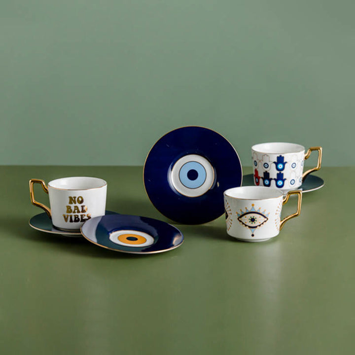 Tasse à café artisanale Olivenorma Yasmeen Evil Eye