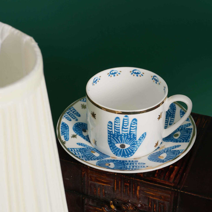 Tasse en céramique avec motif main de Fatima Olivenorma