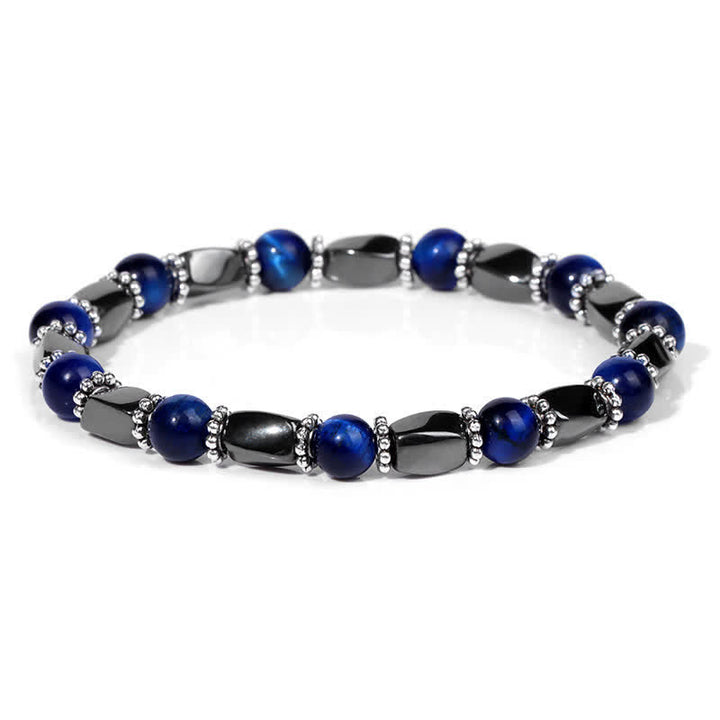 Bracelet de perles en cristal d'hématite naturelle Olivenorma