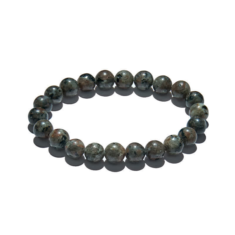 Bracelet en perles de yooperlite naturelle Olivenorma de 6 à 12 mm