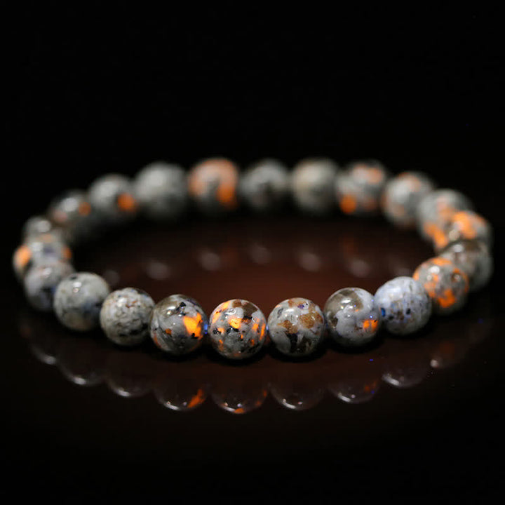 Bracelet en perles de yooperlite naturelle Olivenorma de 6 à 12 mm