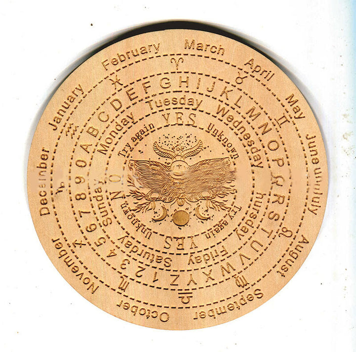Pendule de radiesthésie en bois de sorcellerie Olivenorma
