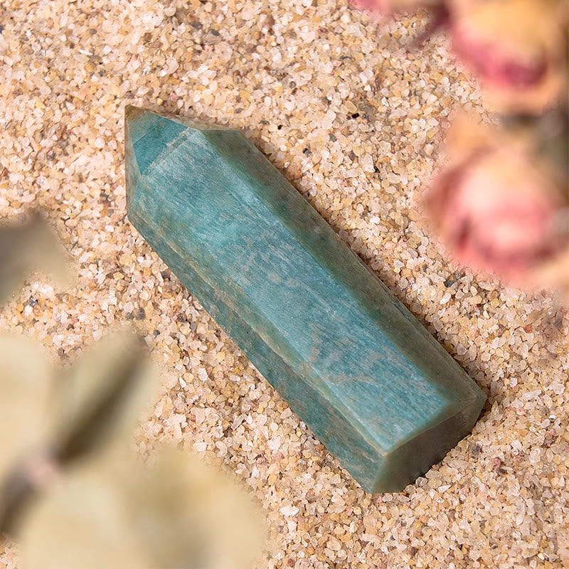 Tour de baguettes de cristal de guérison en obélisque d'aventurine verte Olivenorma