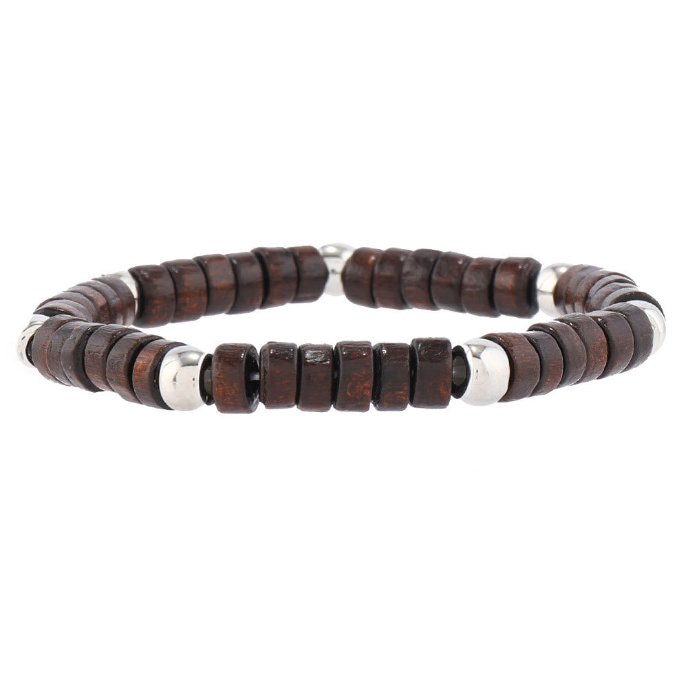 Olivenorma Lot de 6 bracelets en cuir turquoise contre le mauvais œil