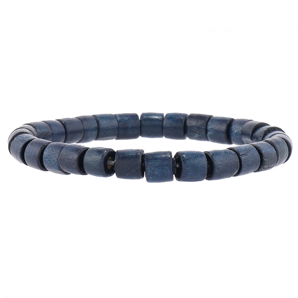 Olivenorma Lot de 6 bracelets en cuir turquoise contre le mauvais œil
