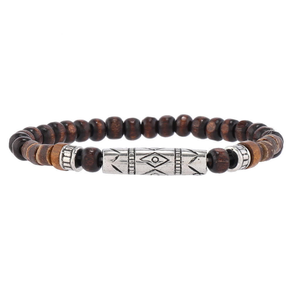 Ensemble de bracelets en cuir tressé faits main avec papillon turquoise Olivenorma