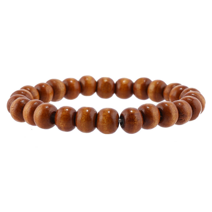 Bracelet tressé en perles de bois multicouches turquoise Olivenorma