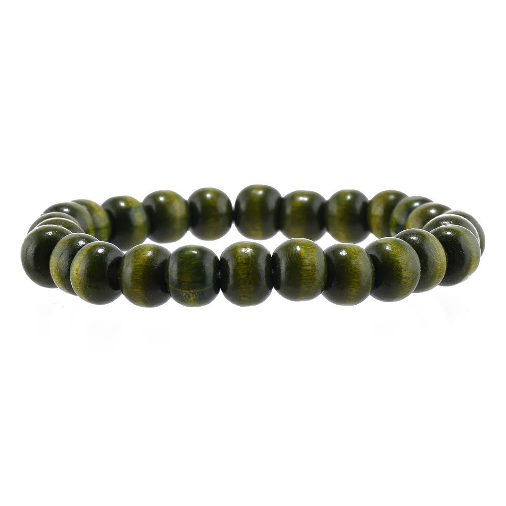 Lot de 5 bracelets de protection contre le mauvais œil en perles turquoise Olivenorma