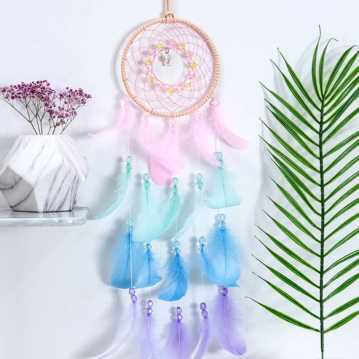 Attrape-rêves lumineux à LED coloré et fantaisie Olivenorma