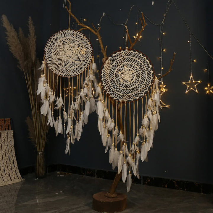 Attrape-rêves tissé à la main bohème à motifs multiples Olivenorma