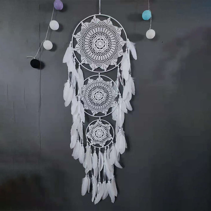 Attrape-rêves tissé à la main bohème à motifs multiples Olivenorma