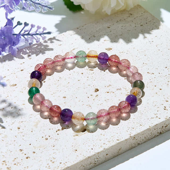 Bracelet Olivenorma en perles de tourmaline naturelle de 7 mm