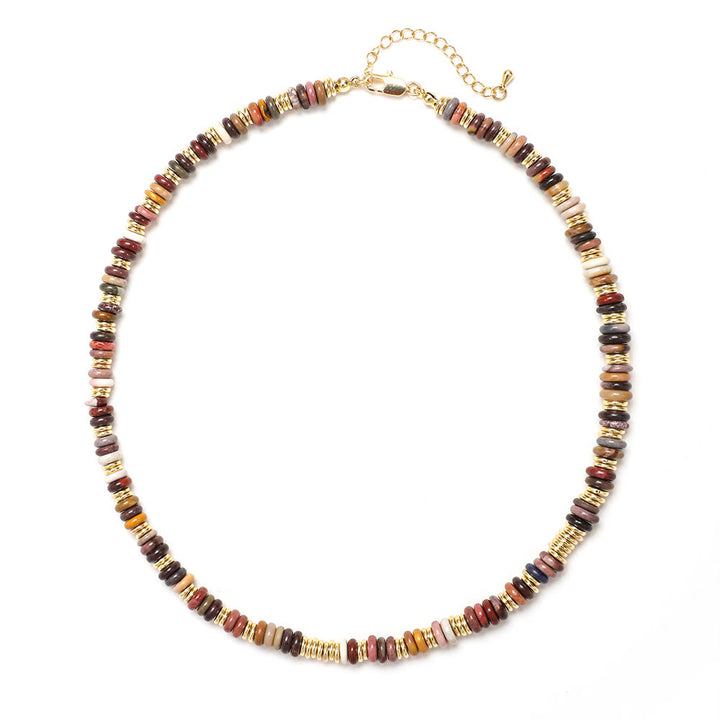 Collier de perles en pierres précieuses Olivenorma Boho Soleil Lune Étoile - image 23