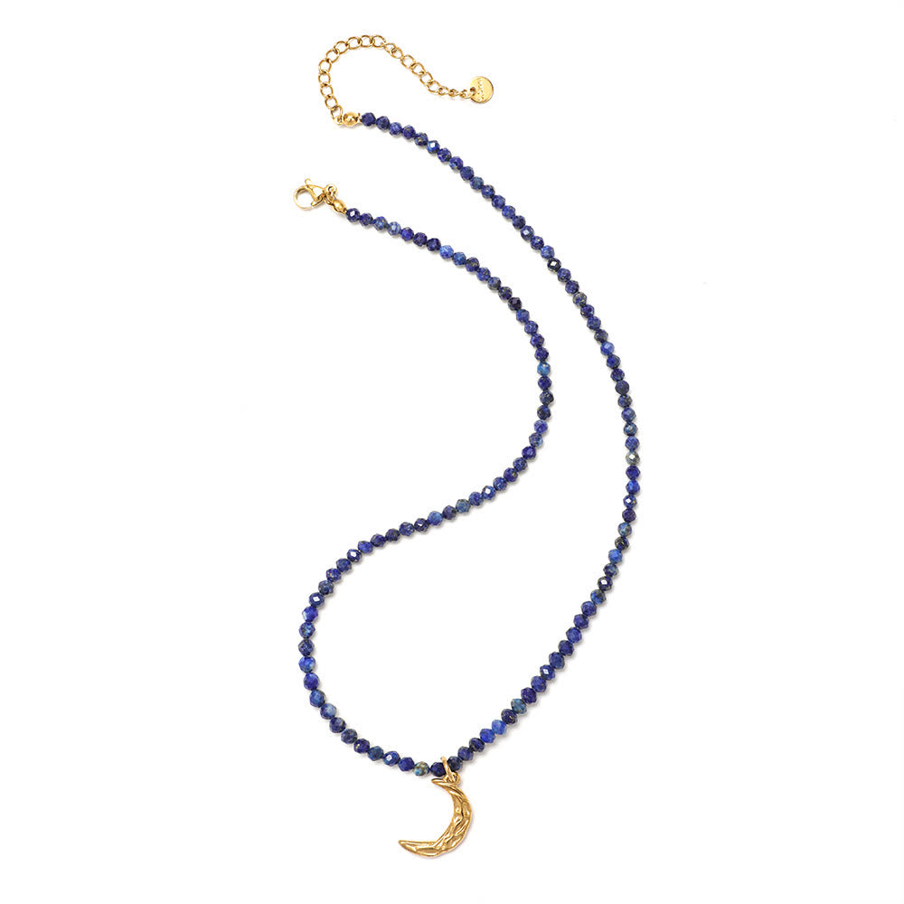Collier de perles en pierres précieuses Olivenorma Boho Soleil Lune Étoile - image 15