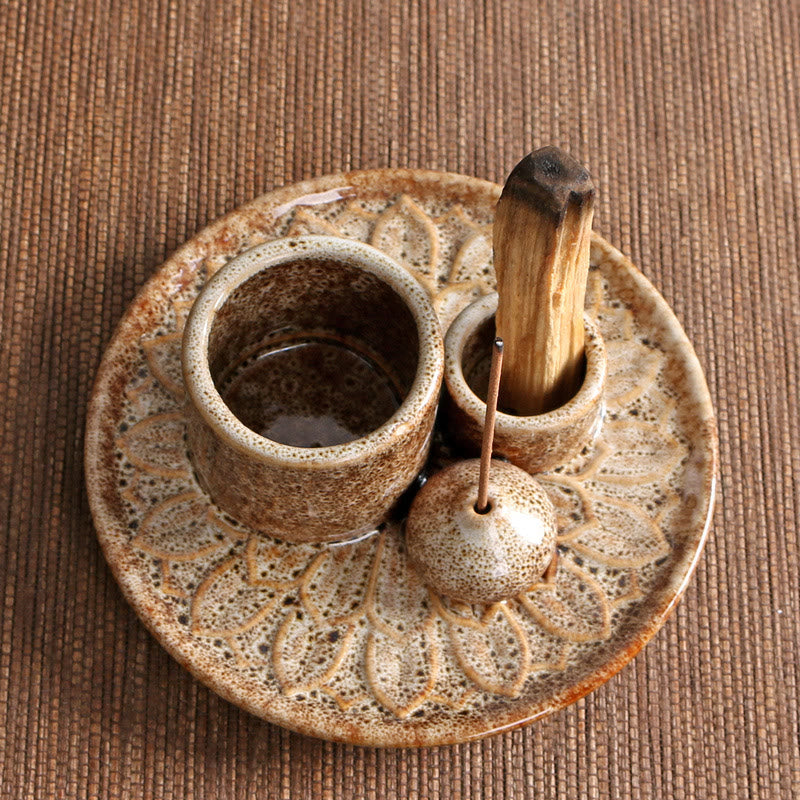 Olivenorma Palo Santo Porte-autocollant Plateau Porte-encens