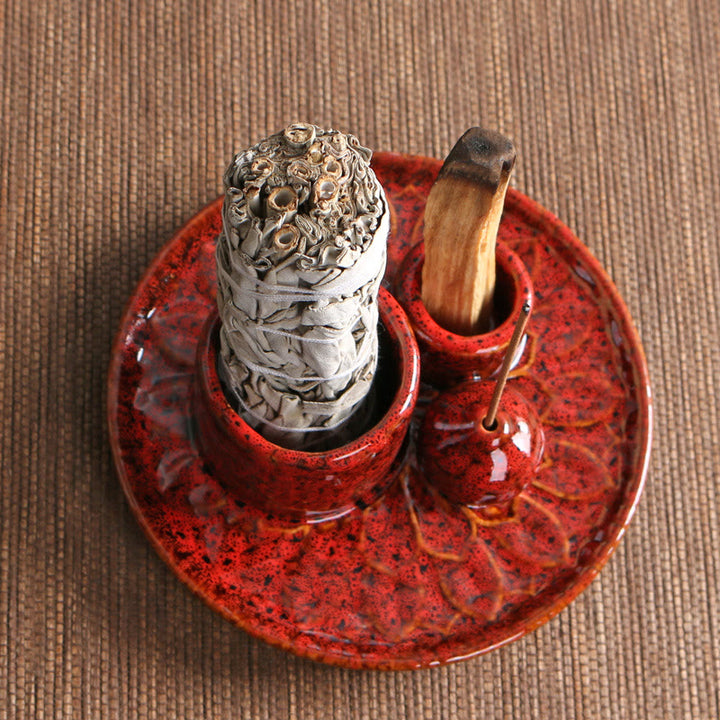 Olivenorma Palo Santo Porte-autocollant Plateau Porte-encens