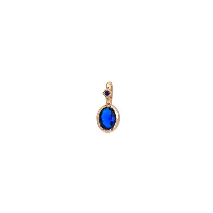 Collier avec pendentif en pierre de naissance Olivenorma et pierres précieuses en cristal naturel