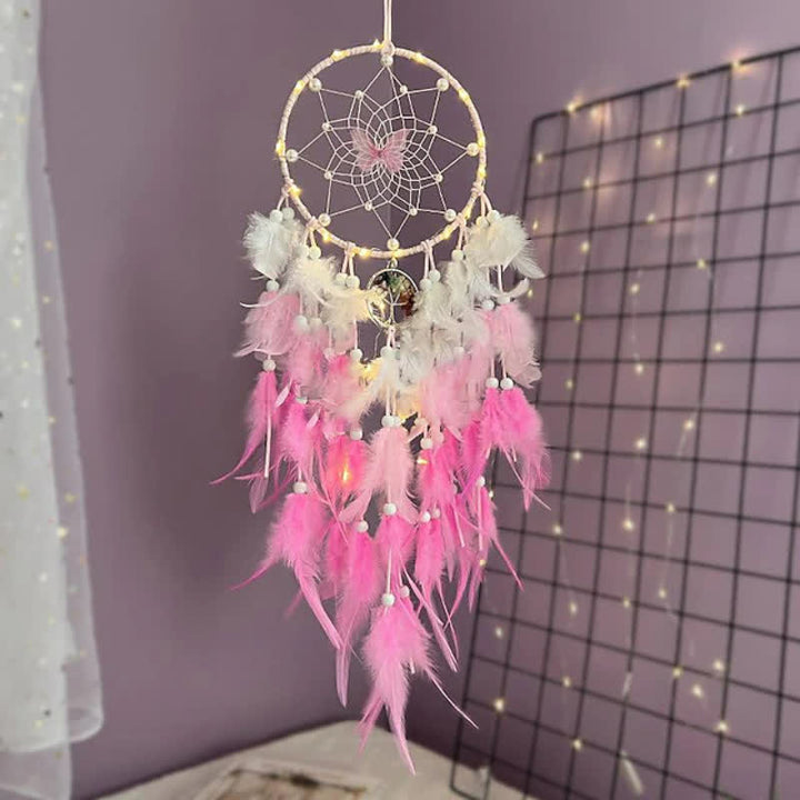 Pendentif Papillon Arbre de Vie Chakra Olivenorma Attrape-rêves