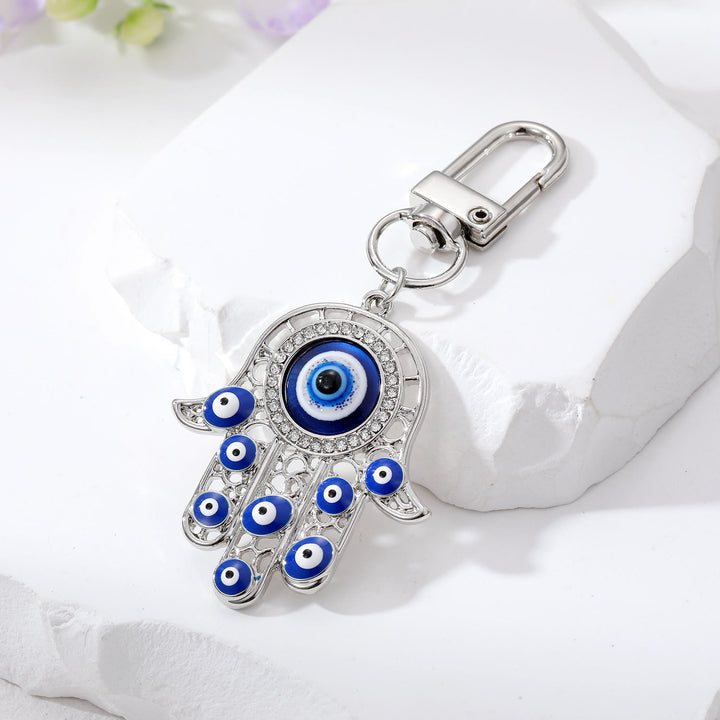 Porte-clés de protection contre le mauvais œil Hamsa Olivenorma
