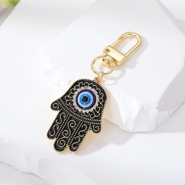 Porte-clés de protection contre le mauvais œil Hamsa Olivenorma