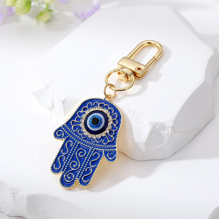 Porte-clés de protection contre le mauvais œil Hamsa Olivenorma