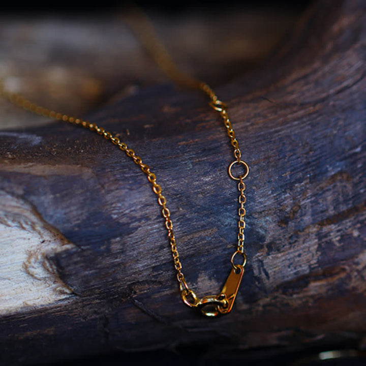 Collier pendentif feuille d'opale bleue Olivenorma