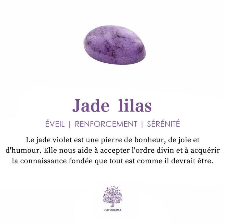 Pyramide d'orgone d'arbre de vie en obsidienne de jade violet Olivenorma