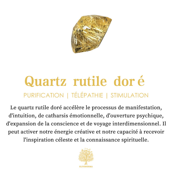 Pyramide d'orgone du zodiaque Bélier en améthyste Olivenorma avec rutile doré