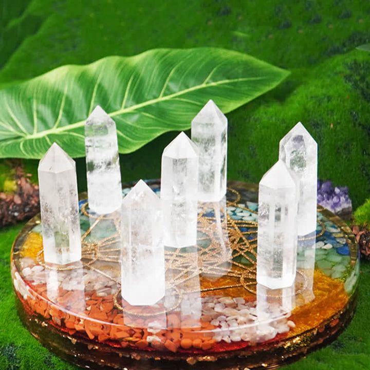 Décoration en résine pour chakras du cube de Métatron Olivenorma