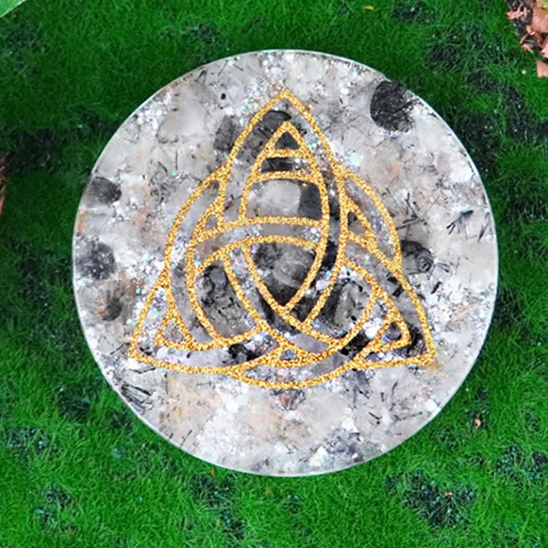 Décoration en résine et pierre naturelle Olivenorma Triquetra
