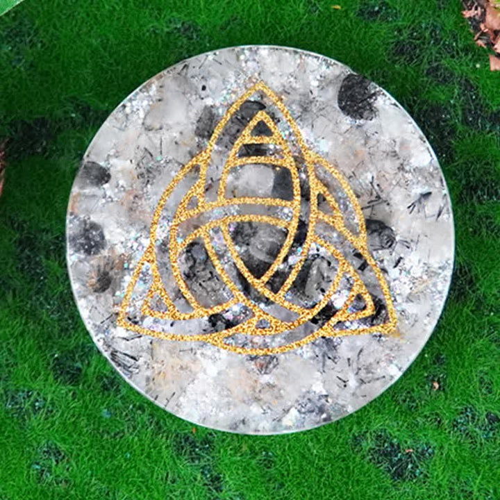 Décoration en résine et pierre naturelle Olivenorma Triquetra