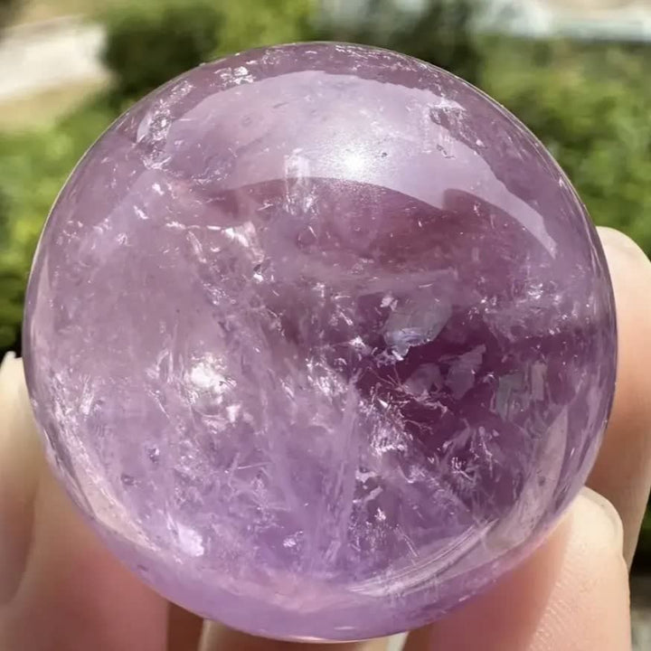 Sphère de cristal d'améthyste naturelle Olivenorma - image 2