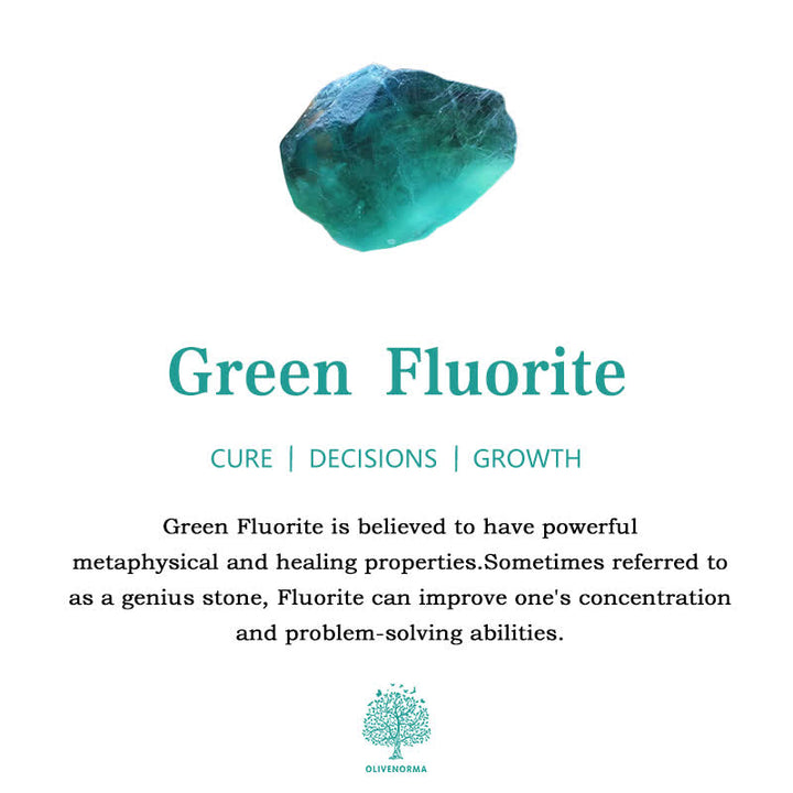 Collier Orgonite Arbre de Vie en Fluorite Verte Olivenorma
