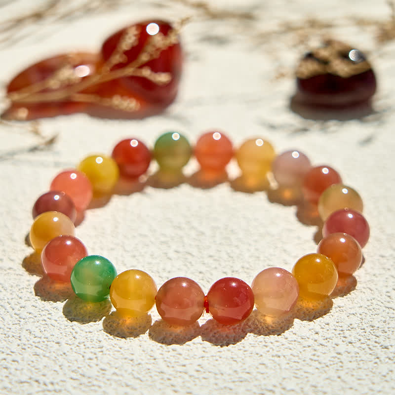 Bracelet en perles d'agate Yanyuan naturelles Olivenorma - image 3