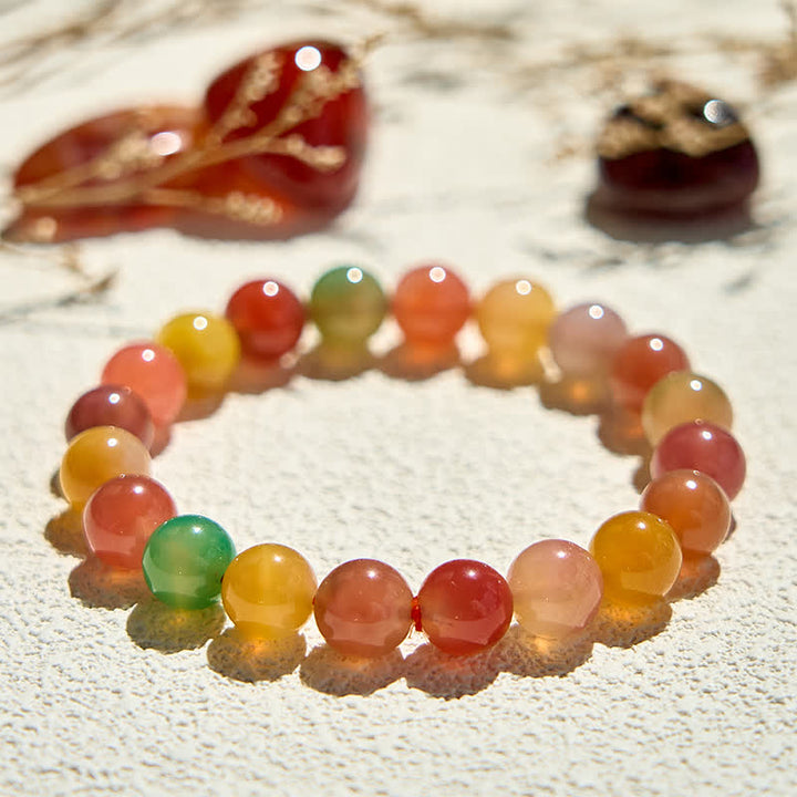 Bracelet en perles d'agate Yanyuan naturelles Olivenorma - image 3