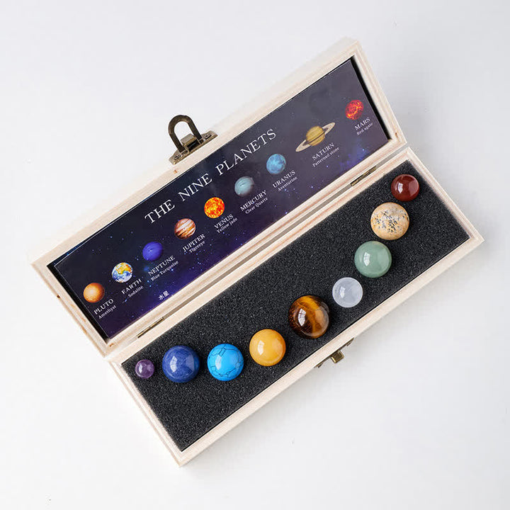 Ensemble de sphères de cristal Olivenorma Nine Planets