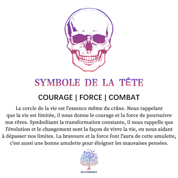 Pyramide d'orgone symbole de crâne d'obsidienne améthyste Olivenorma