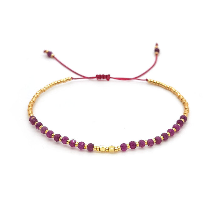 Bracelet Olivenorma en petites perles de cristal naturel